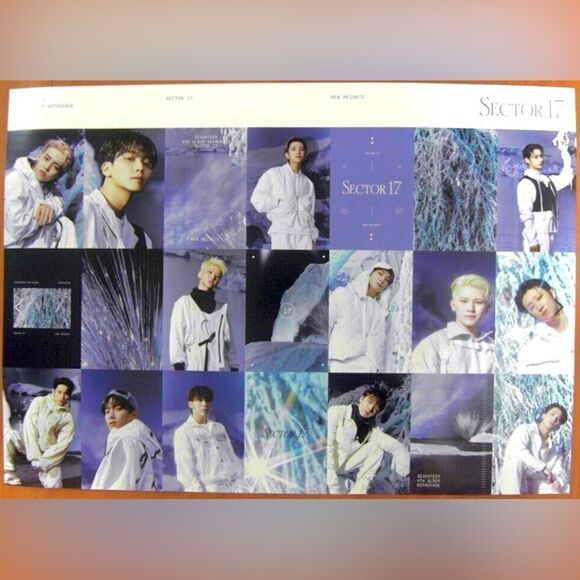 Sector 17 K-Pop Poster (Ver. A) WORLD OFFICIAL POSTER *NEW* K-POP - Picture 8 of 8